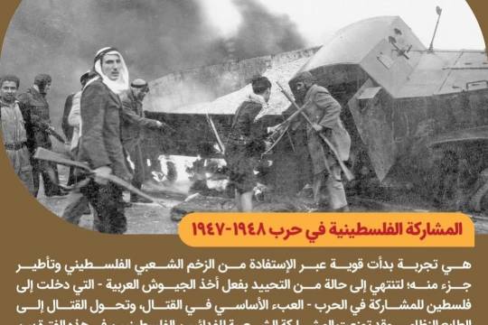 نظرة على تاريخ المقاومة الفلسطينية ٦