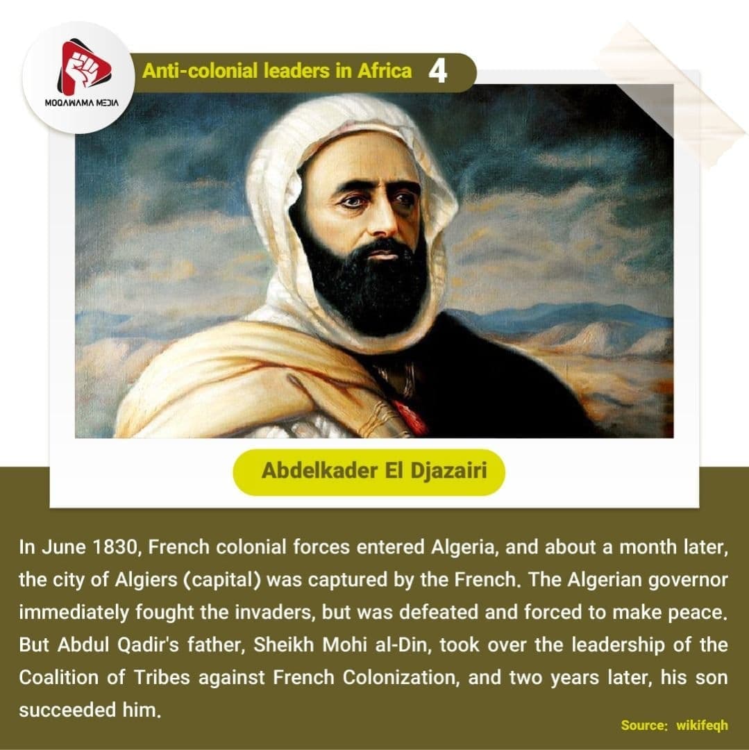 In June 1830, French colonial forces entered Algeria, and about a month later