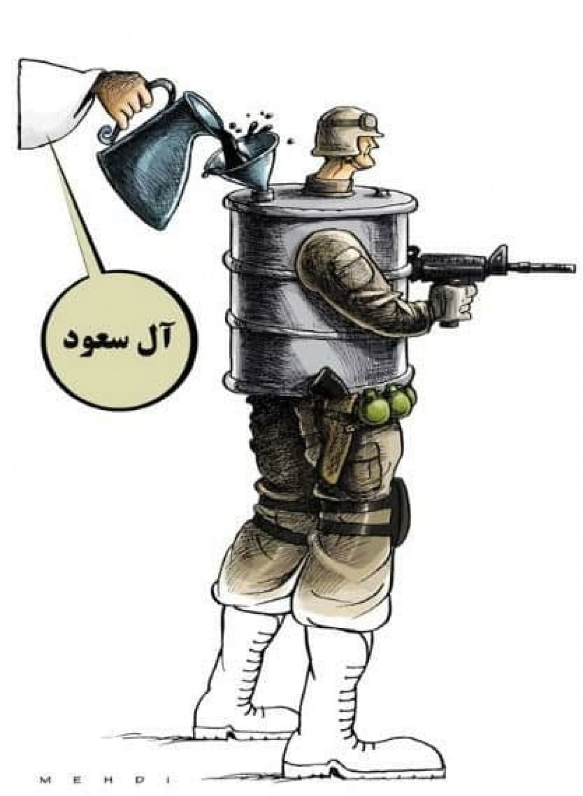 كاريكاتير /  آل السعود !