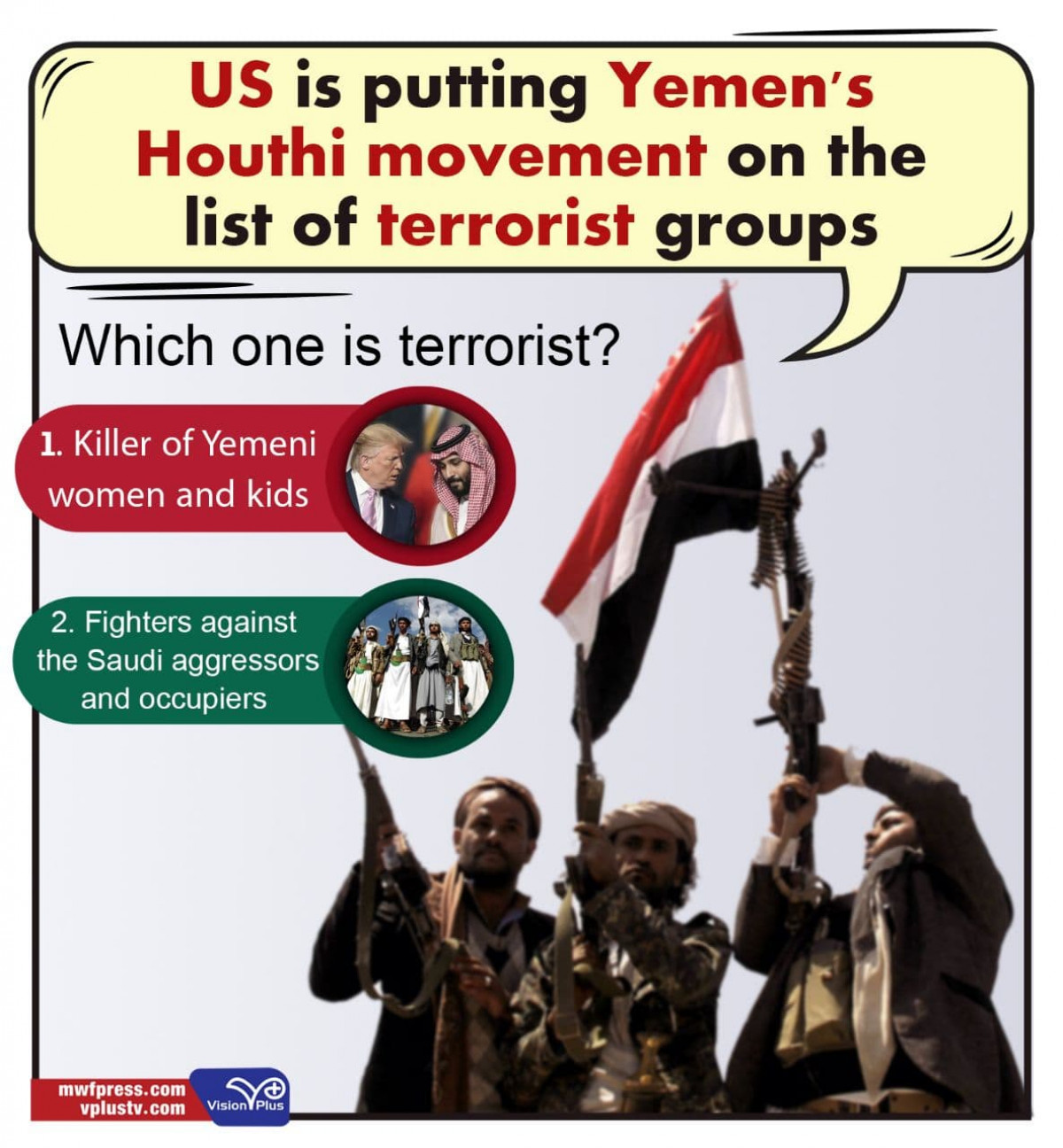US is putting Yemen's Houthi movement on the list of terrorist groups