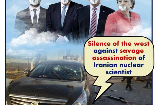Silence of the west against savage assassination of Iranian nuclear scientist