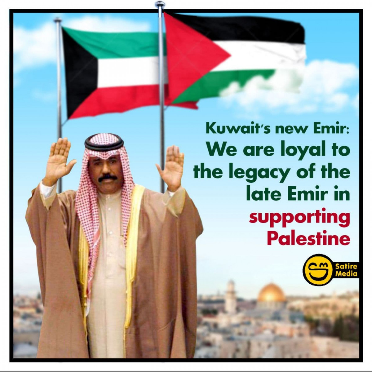 Kuwait's new Emir: We are loyal to the legacy of the late Emir in supporting Palestine