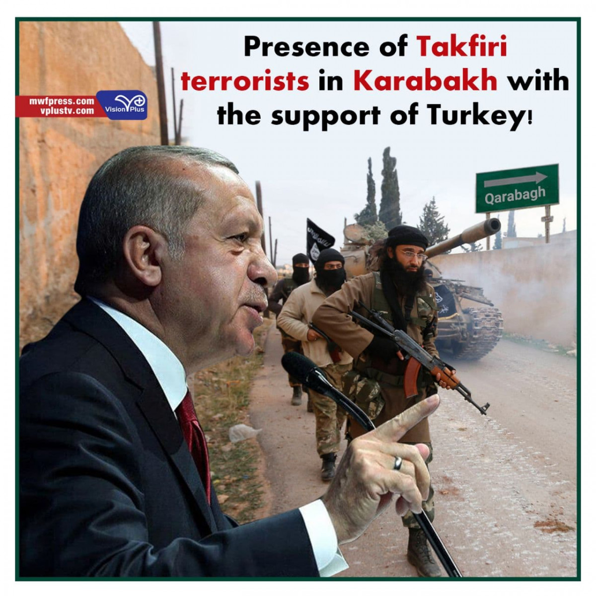 Presence of Takfiri terrorists in Karabakh with the support of Turkey