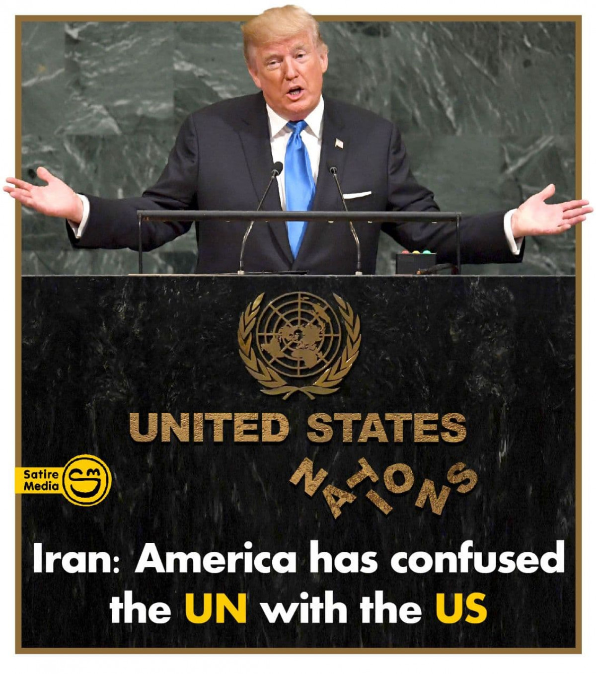 Iran: America has confused the UN with the US