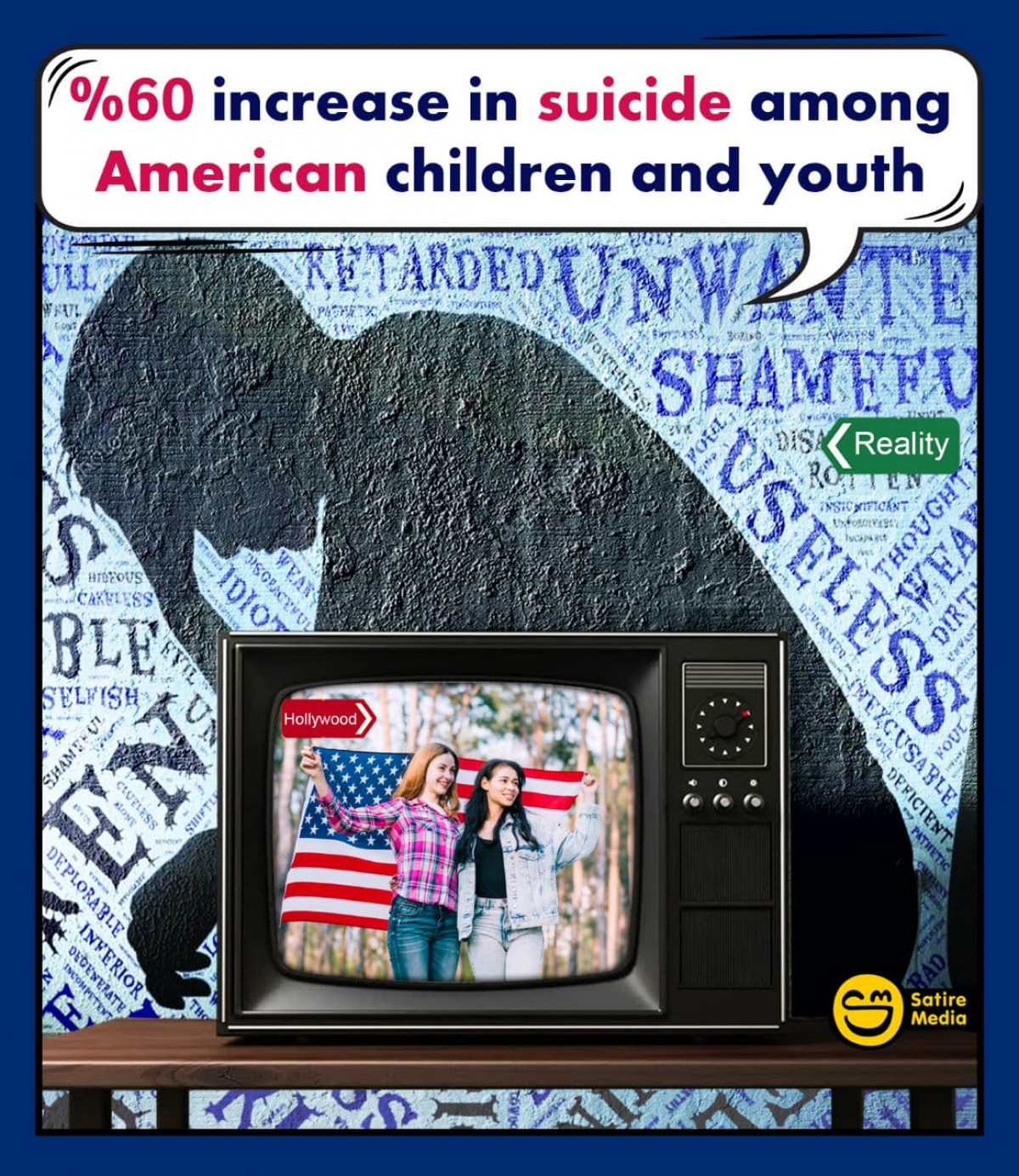 60% increase in suicide among American children and youth