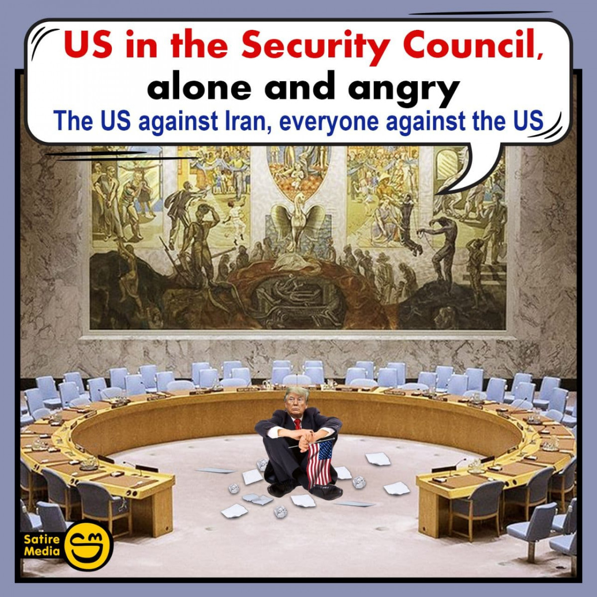 US in the Security Council, alone and angry