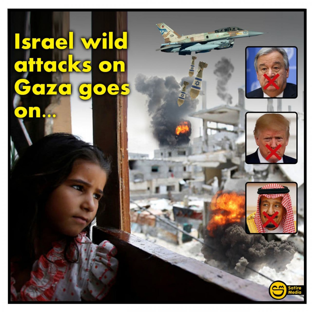 Israel wild attacks on Gaza goes on