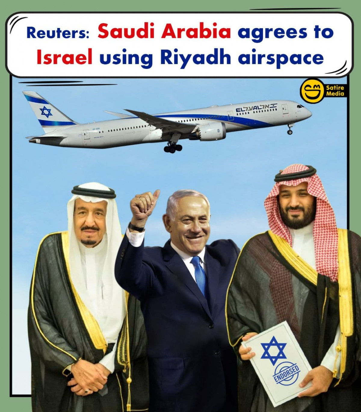 Reuters: Saudi Arabia agrees to Israel using Riyadh airspace