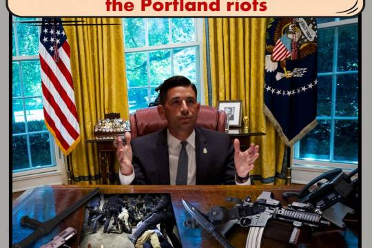 American minister: All options are on the table to deal with the Portland riots