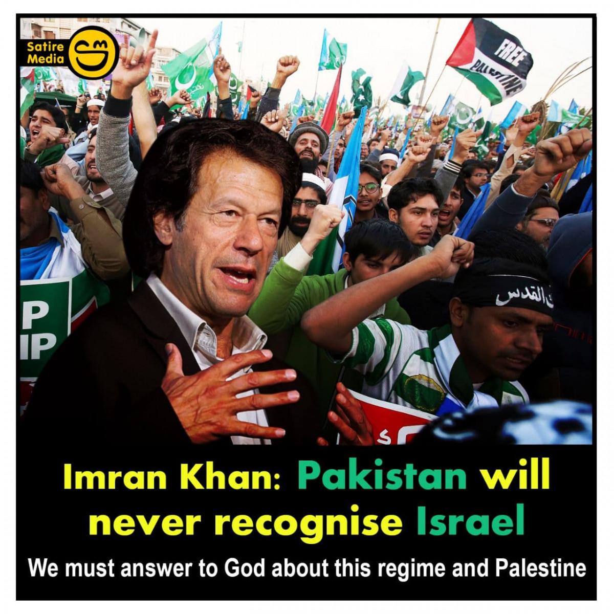 Imran Khan: Pakistan will never recognise Israel
