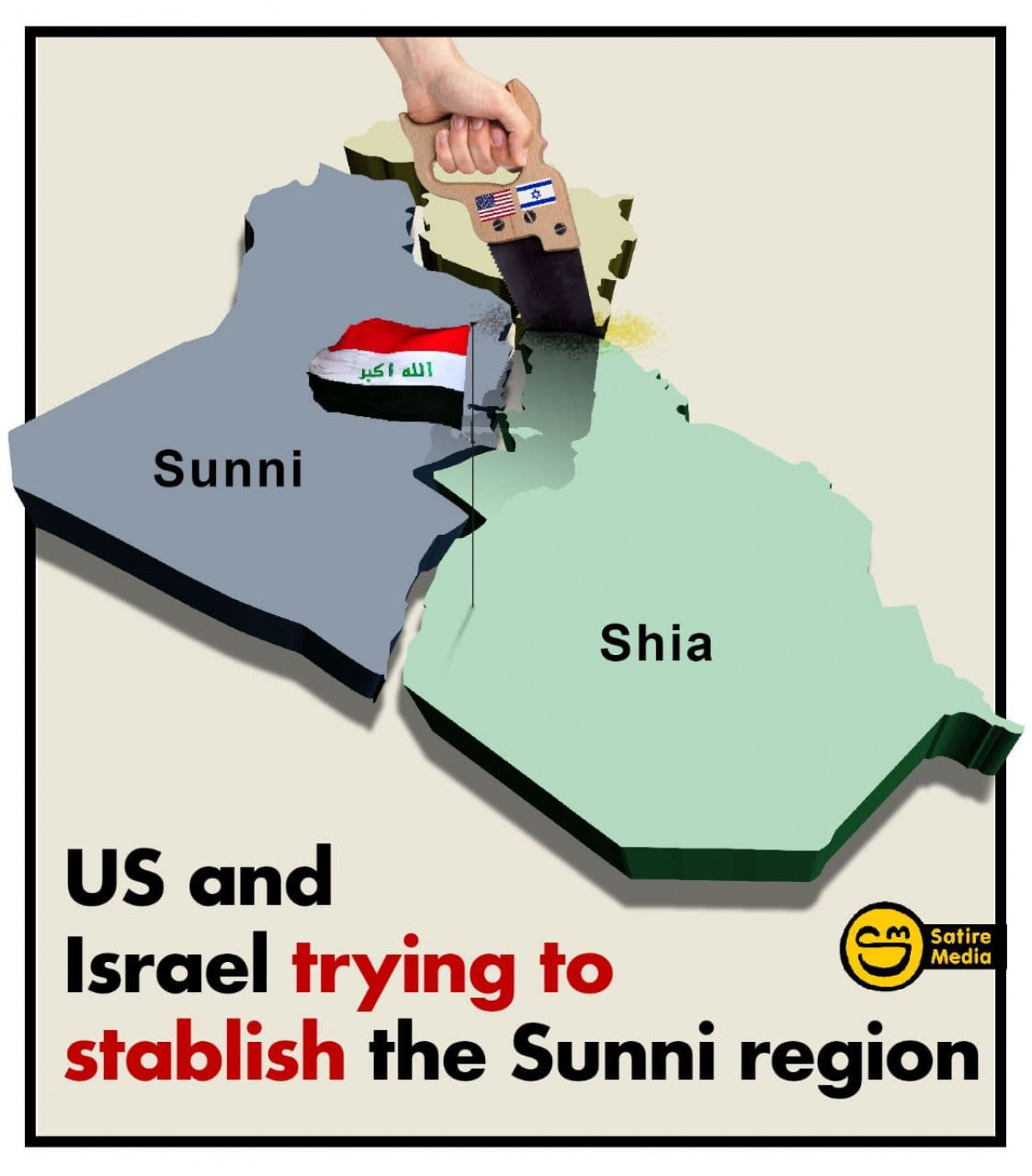 US and Israel trying to establish the Sunni region
