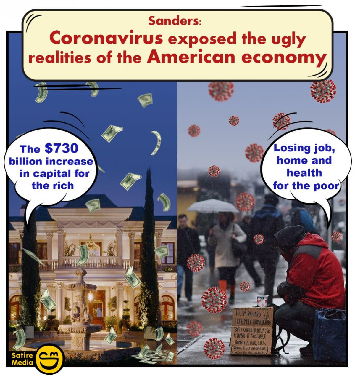 Sanders: Coronavirus exposed the ugly realities of the American economy