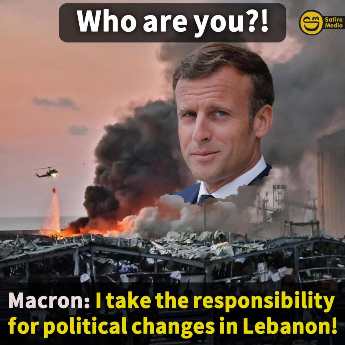 Emmanuel Macron: I take the responsibility for political changes in Lebanon