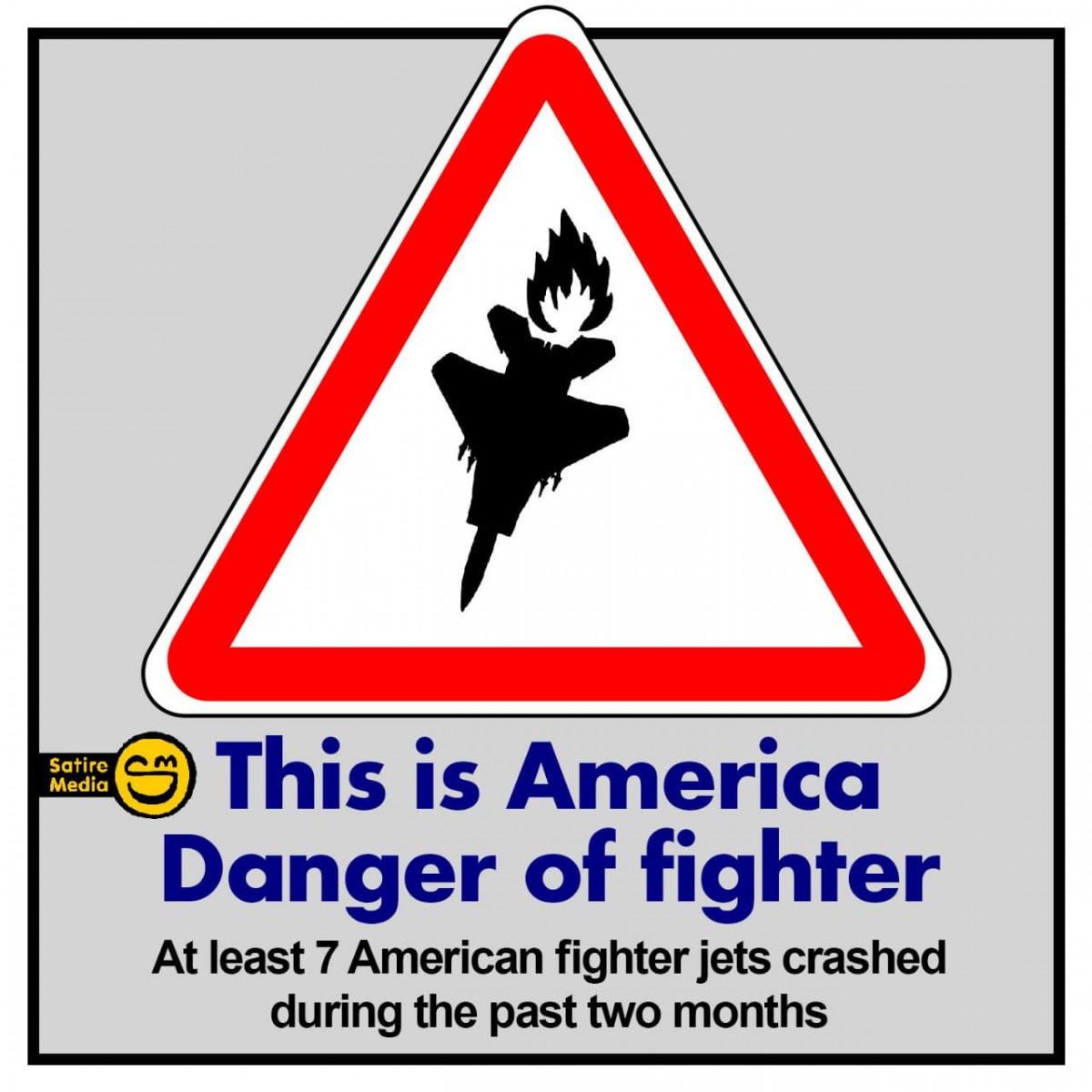 This is America Danger of fighter crash