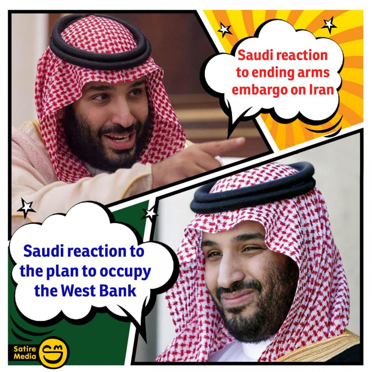 Saudi reaction to ending arms embargo on Iran Saudi reaction to the plan to occupy the West Bank