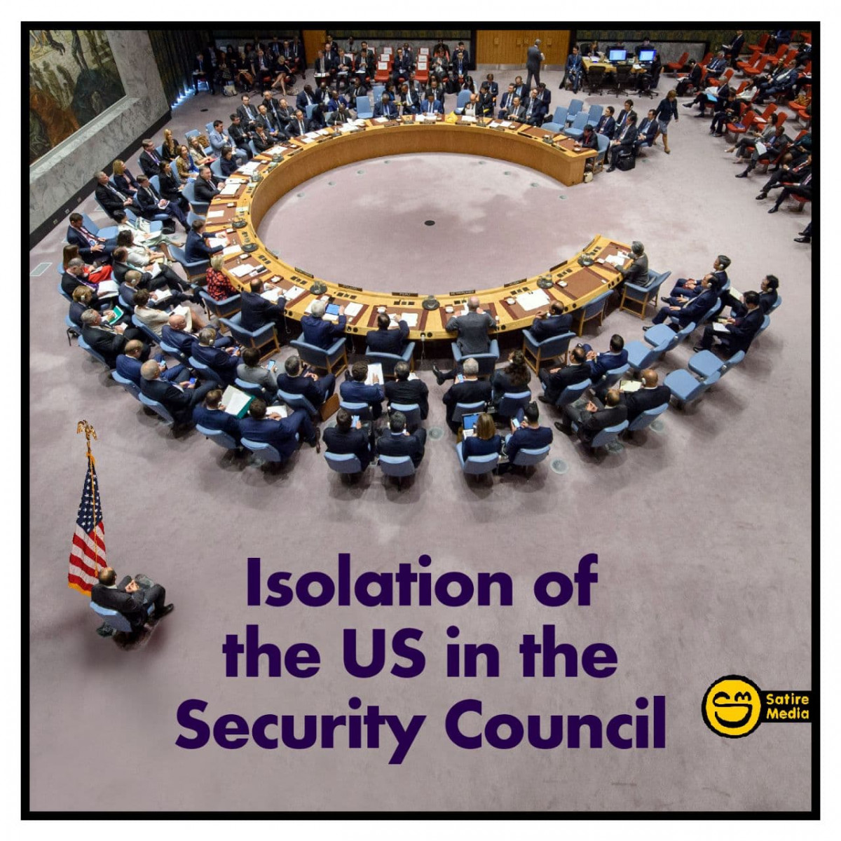 Isolation of the US in the Security Council