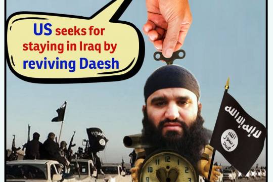 US seeks for staying in Iraq by reviving Daesh