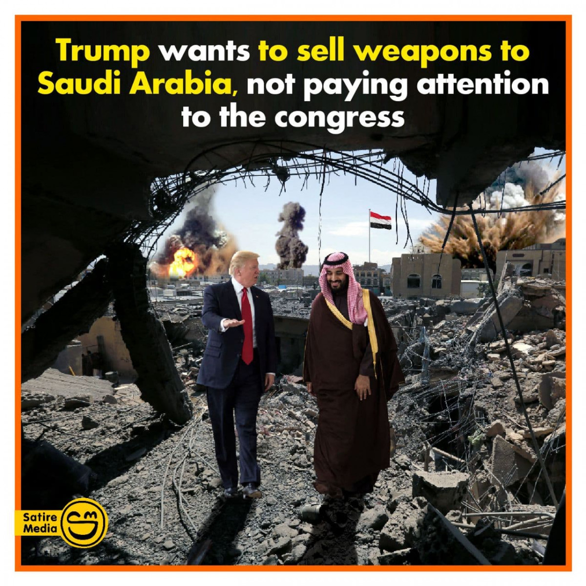 Trump wants to sell weapons to Saudi Arabia, not paying attention to the congress