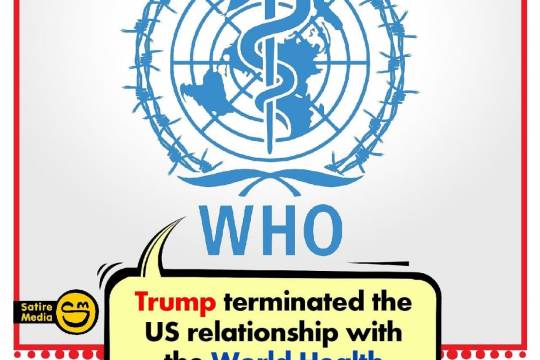 Trump terminated the US relationship with the World Health Organisation completely