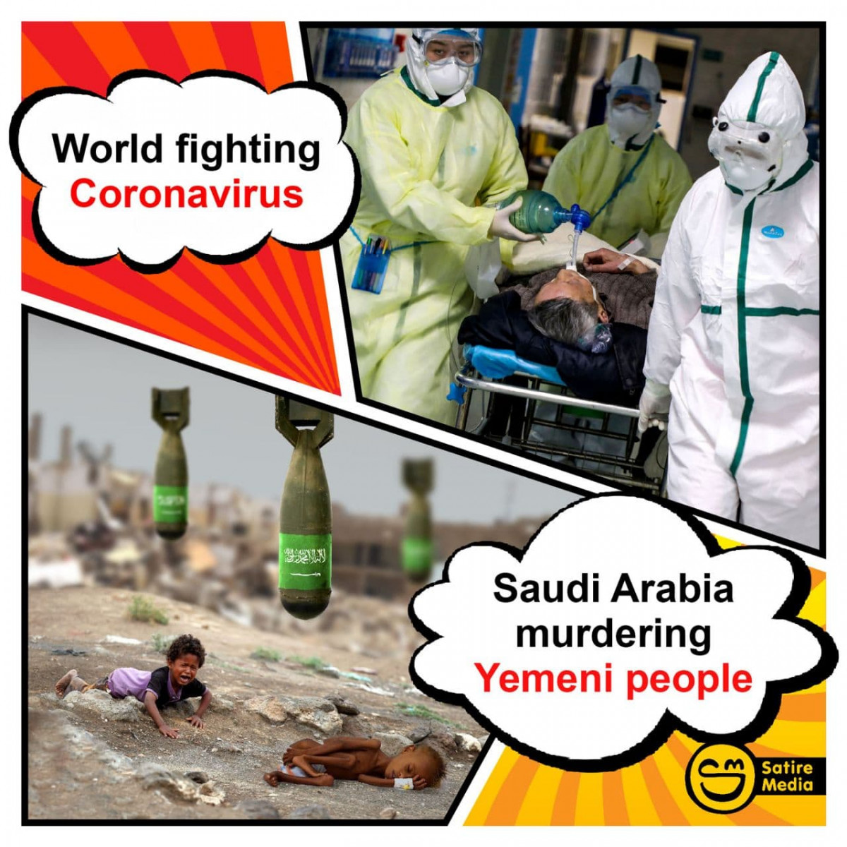 Saudi Arabia murdering Yemeni people