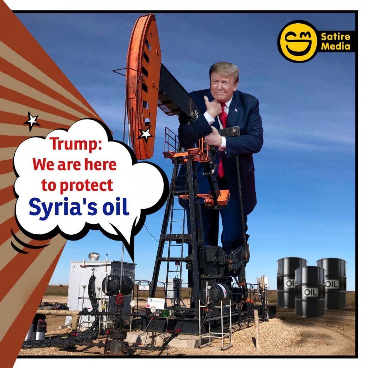 Trump: We are here to protect Syria's oil