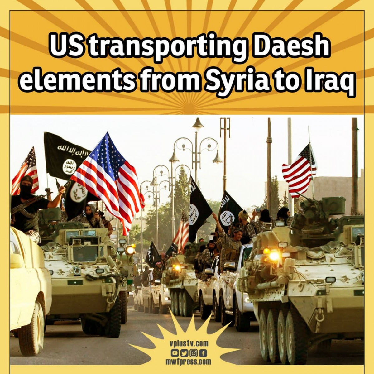 US transporting Daesh elements from Syria to Iraq