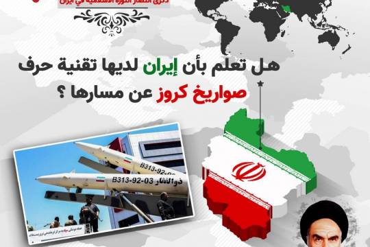 انفوجرافيك / هل تعلم بأن إيران لديها تقنية حرف صواريخ كروز عن مسارها ؟