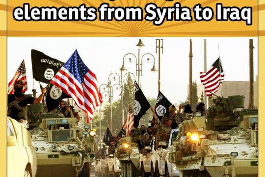 US transporting Daesh elements from Syria to Iraq