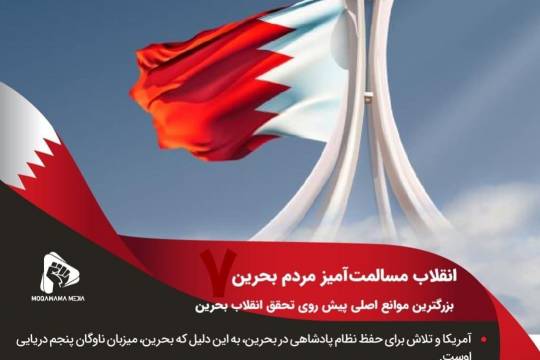 پوستر : انقلاب مسالمت آمیزمردم بحرین