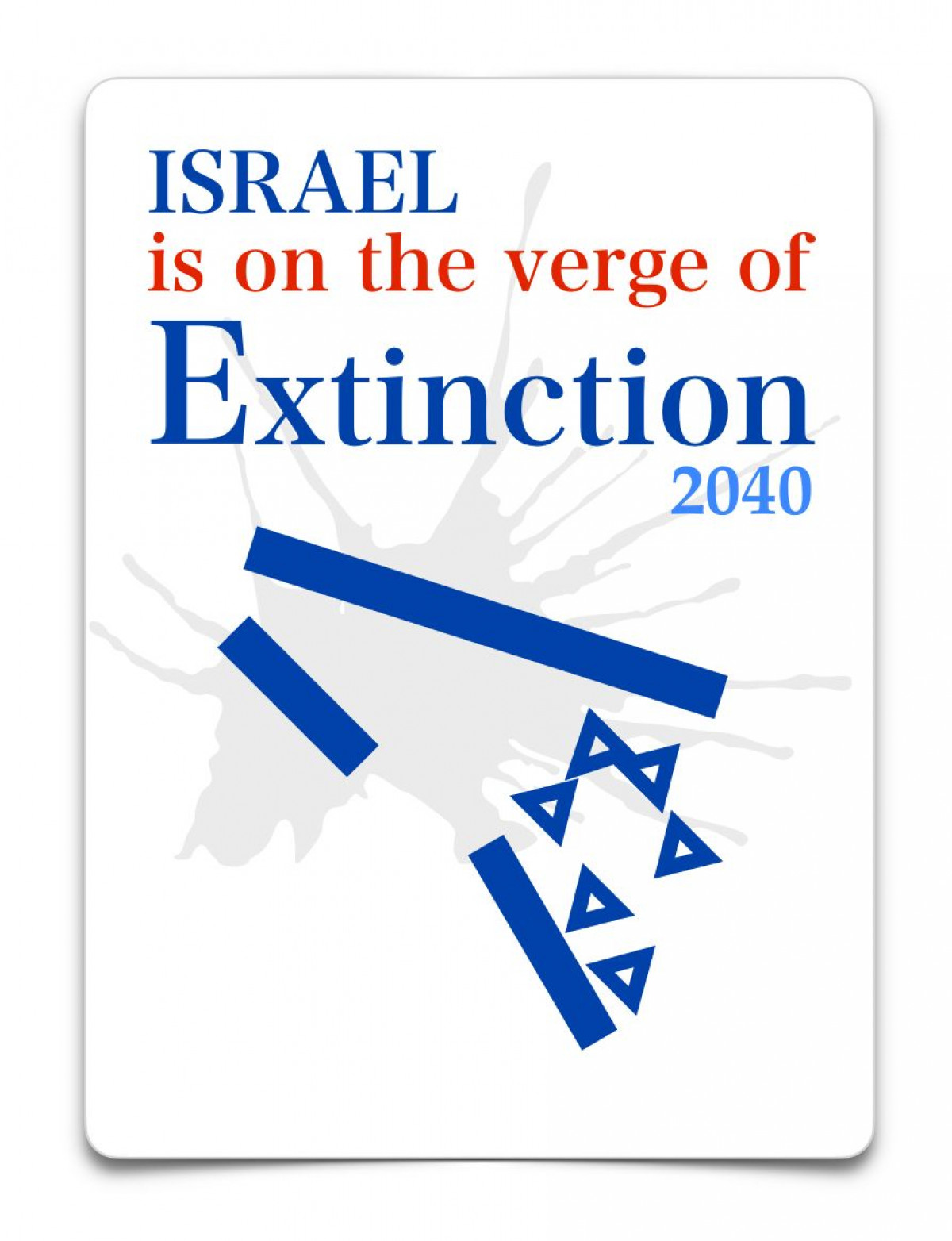 ISRAEL IS ON THE VERGE OF EXTINCTION 2040