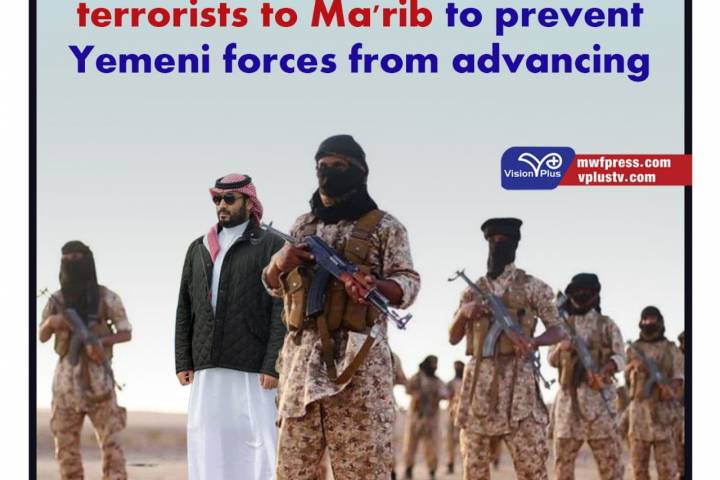 Saudis send thousands of Takfiri terrorists to Ma'rib to prevent Yemeni forces from advancing