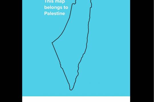 This map belongs to palestine