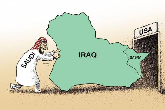 Saudi and American infected hands in the Basra confrontation