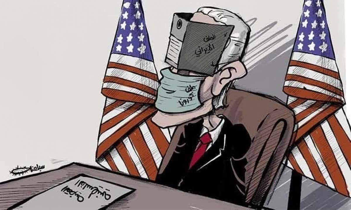 كاريكاتير / بايدن وملف القضية الفلسطينية