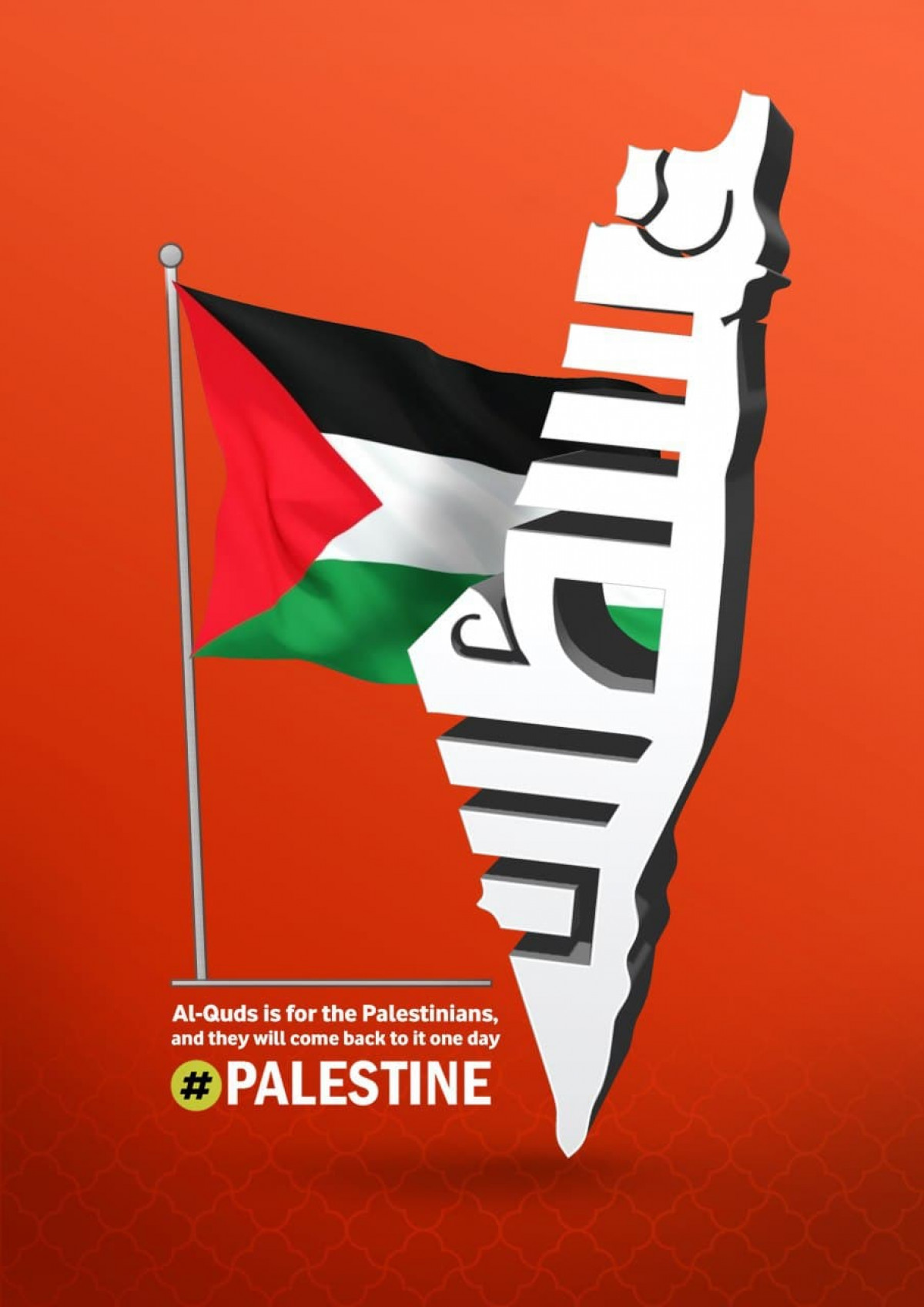 Collection of posters: Al-Quds is for the Palestinians, and they will come back to it one day