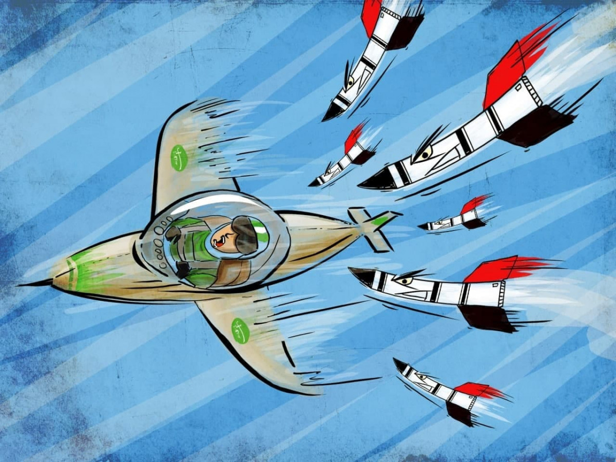كاريكاتير / القدرات الصاروخية اليمنية