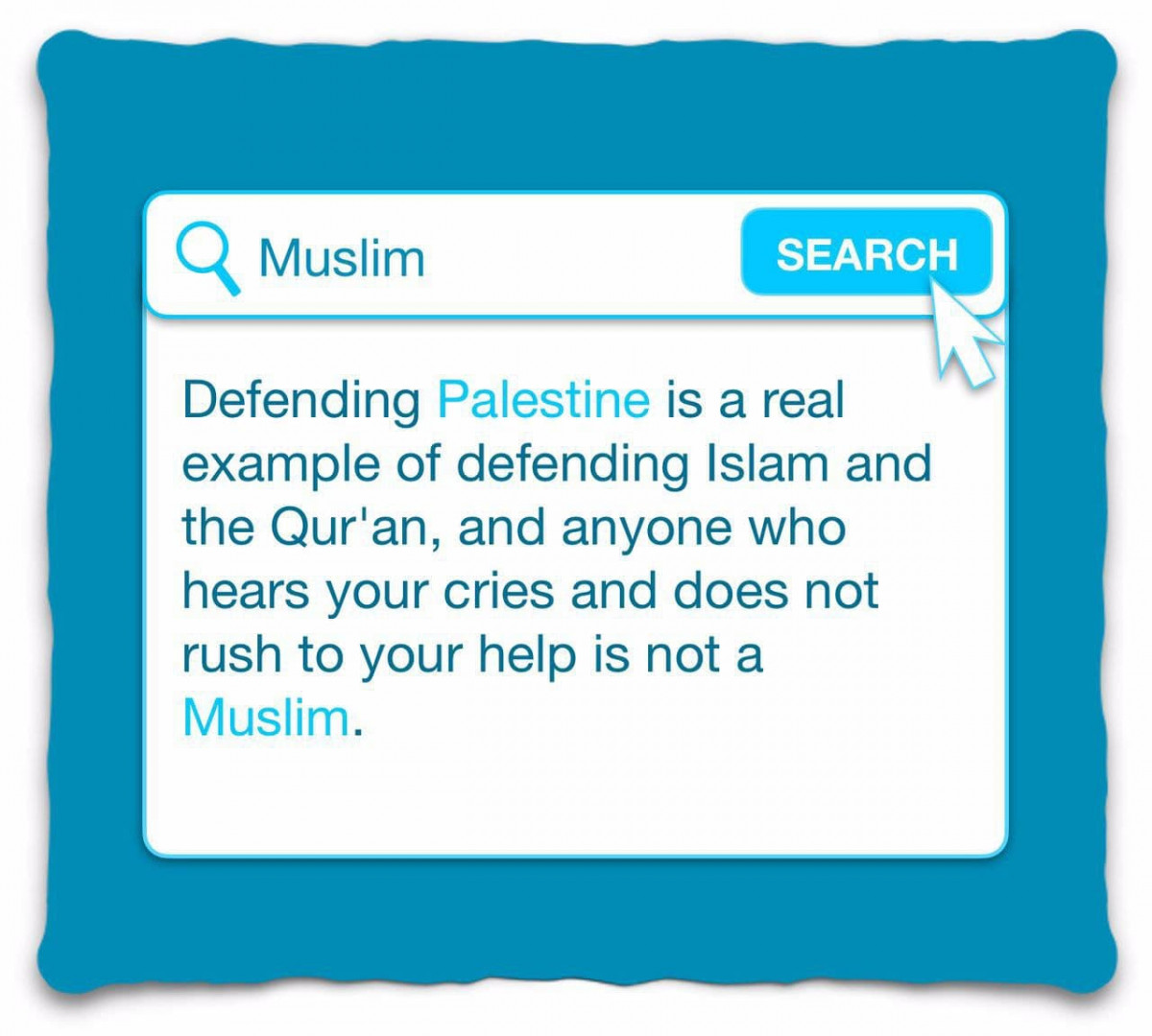 Defending Palestine is a real example of defending Islam and the Qur'an