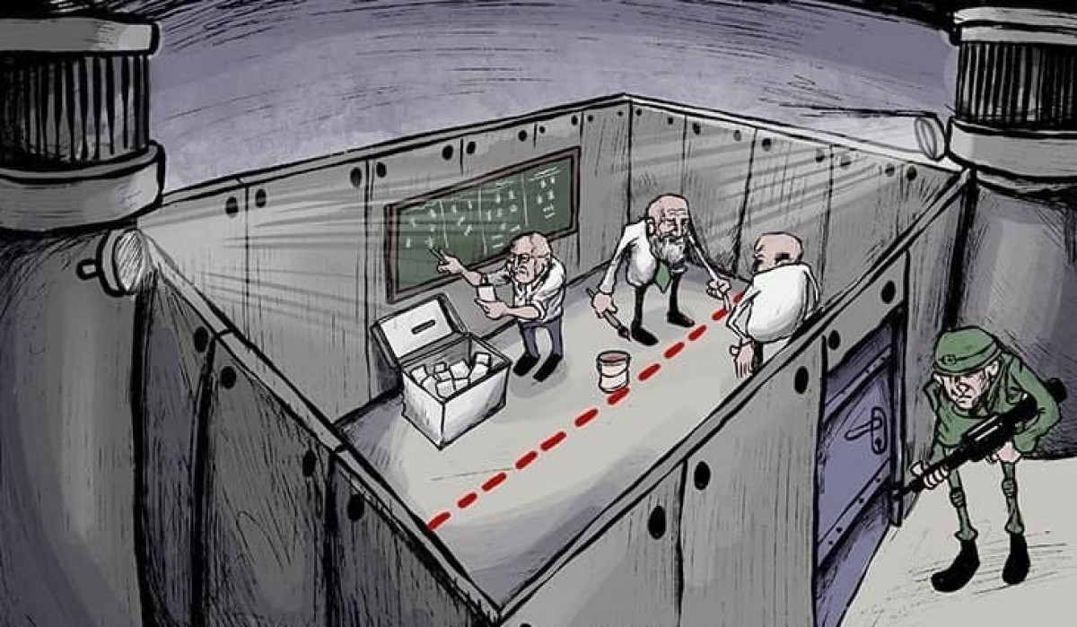 كاريكاتير / الإنتخابات الحرة في فلسطين المحتلة
