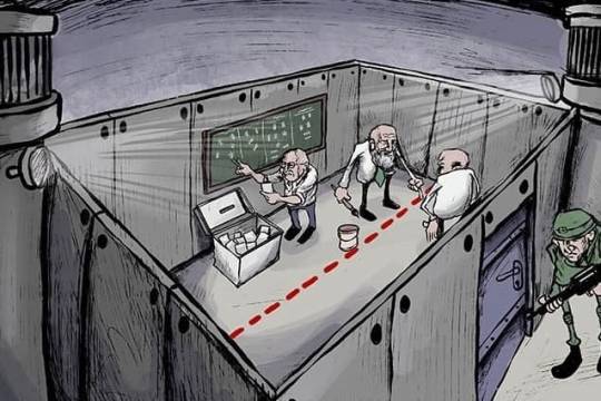 كاريكاتير / الإنتخابات الحرة في فلسطين المحتلة