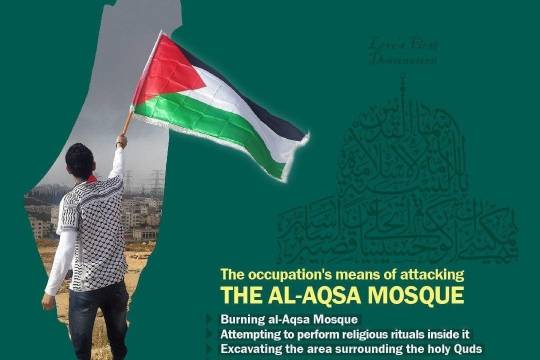 The occupation's means of attacking the AL-AQSA MOSQUE