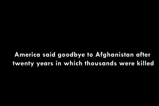 America said goodbye to Afghanistan after twenty years in which thousands were killed...