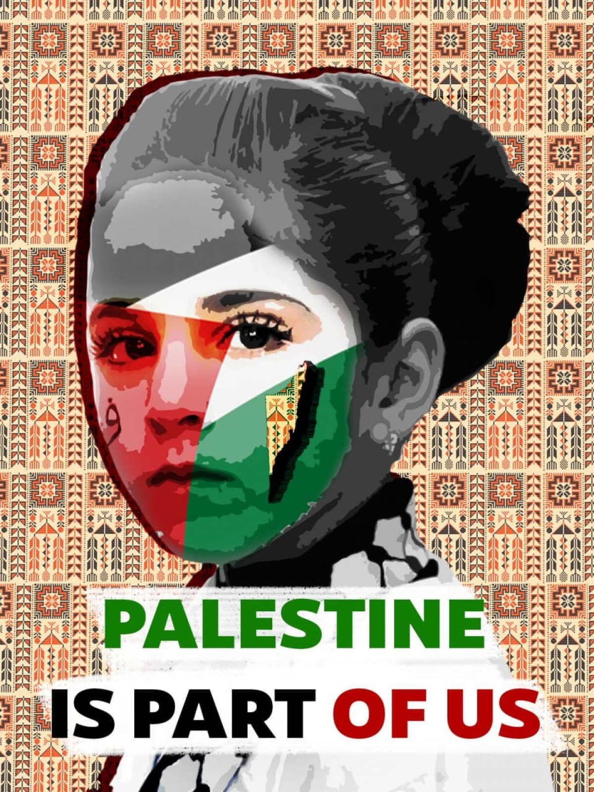 Collection of posters: PALESTINE IS PART OF US