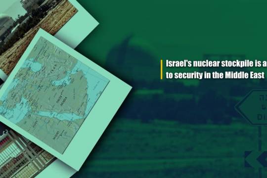 Israel's nuclear stockpile is a real threat to security in the Middle East