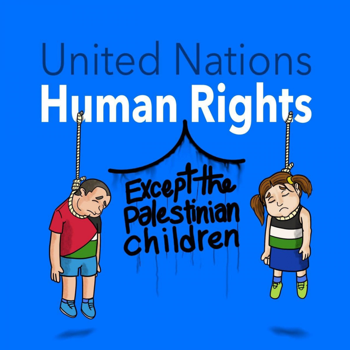 United Nations Human Rights, Except the palestinian children