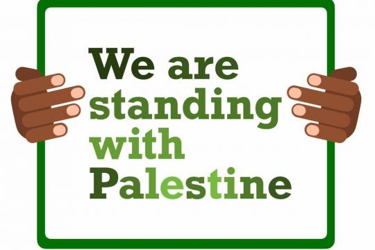 We are standing with Palestine