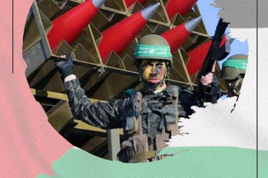 پوستر : جوانان فلسطینی امروز بجای سنگ با پرتاب موشک نقطه زن به اسرائیل پاسخ می دهند