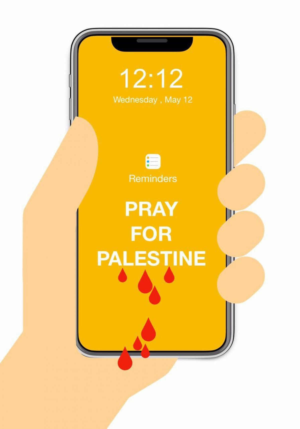 Collection of posters: Pray for palestine