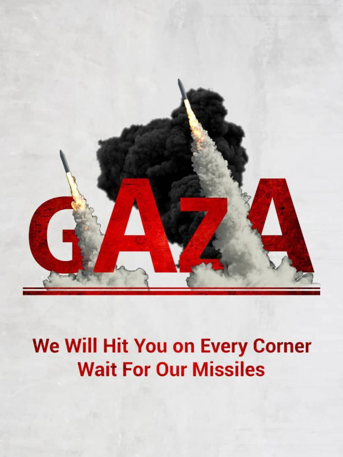 We will hit you on every corner wait for our missiles