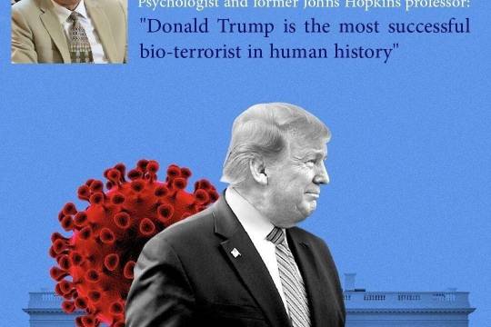 Donald Trump is the most successful bio-terrorist in human history