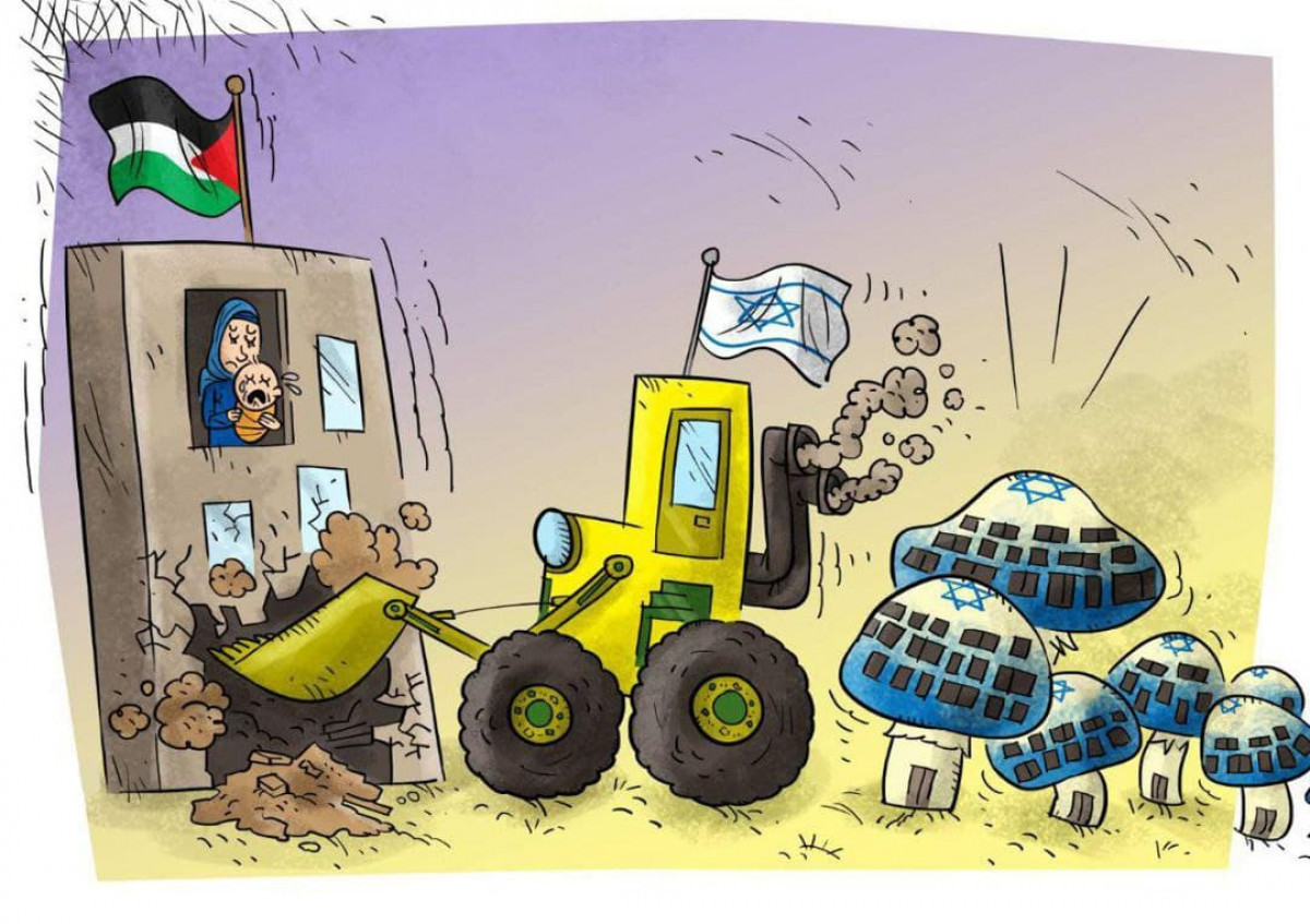 كاريكاتير / الاستيطان الإسرائيلي